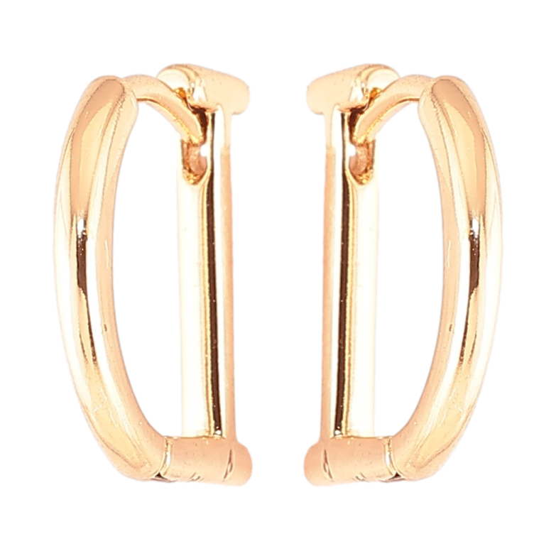 Сережки Xuping Позолота 18K колечка «Фігурні» фото №1 Сережки Xuping Позолота 18K колечка «Фігурні» фото №1