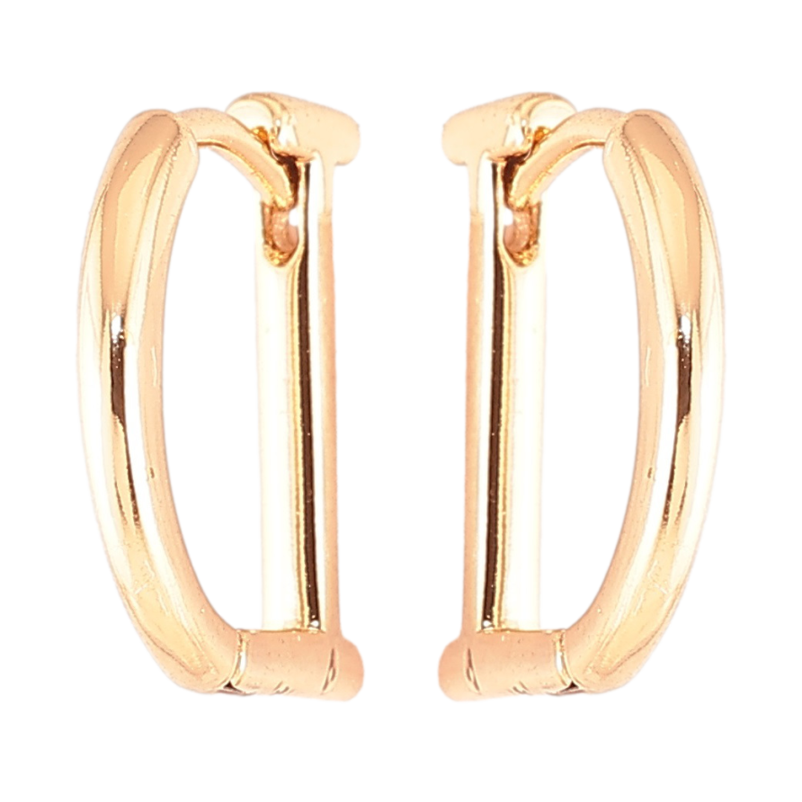 Серьги Xuping Позолота 18K колечки Фигурные фото №1 Серьги Xuping Позолота 18K колечки Фигурные фото №1