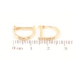 Серьги Xuping Позолота 18K колечки Фигурные фото №2 Серьги Xuping Позолота 18K колечки Фигурные фото №2