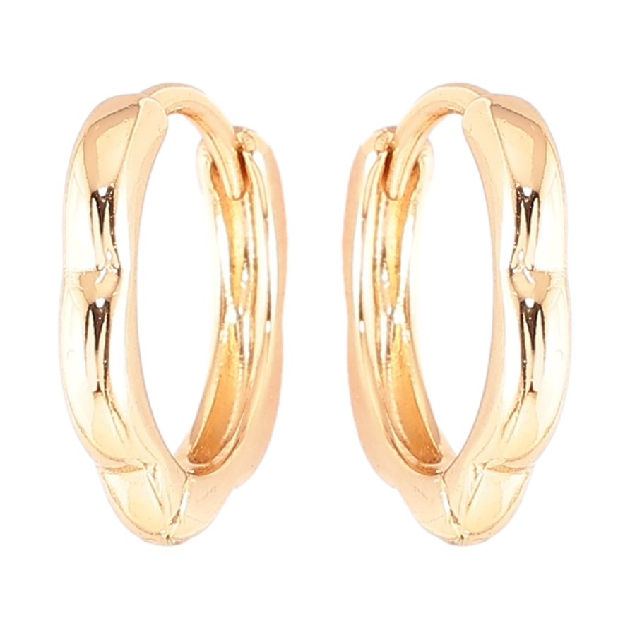 Серьги Xuping Позолота 18K колечки Цветочки фото №1 Серьги Xuping Позолота 18K колечки Цветочки фото №1