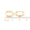 Серьги Xuping Позолота 18K колечки Цветочки фото №2 Серьги Xuping Позолота 18K колечки Цветочки фото №2