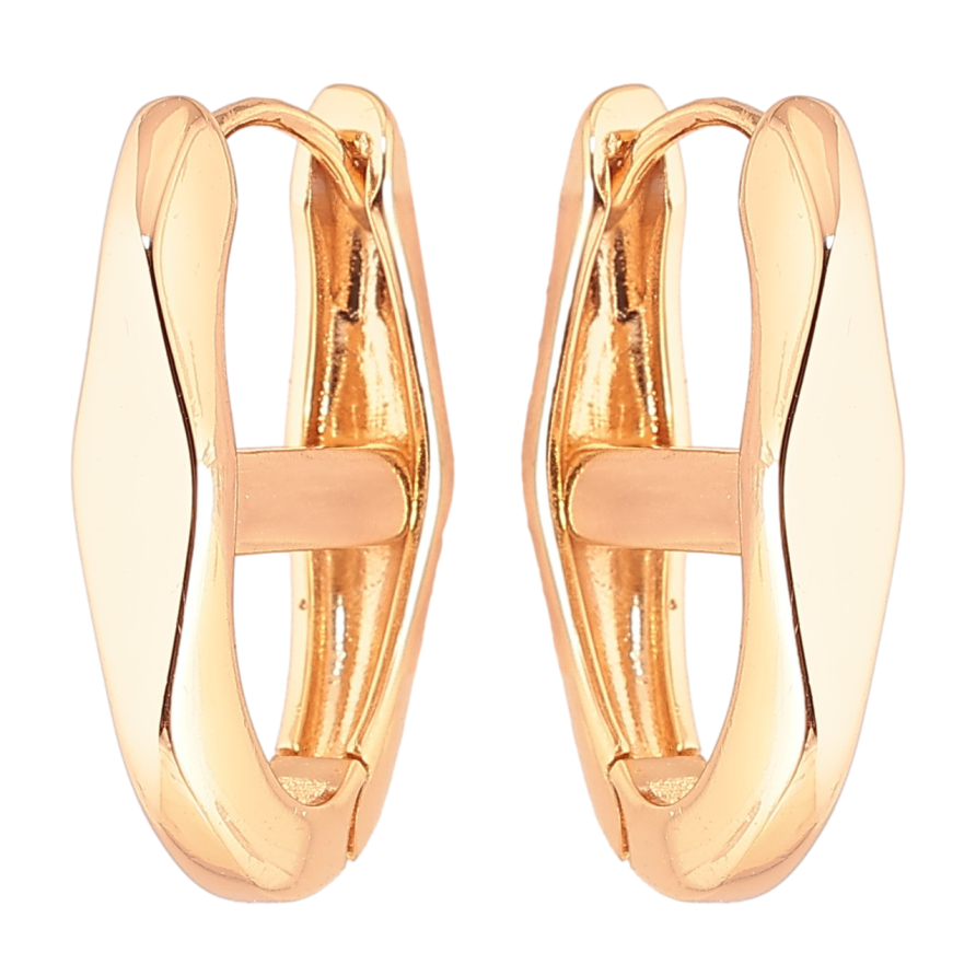 Серьги Xuping Позолота 18K колечки Декоративные фото №1 Серьги Xuping Позолота 18K колечки Декоративные фото №1