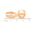 Серьги Xuping Позолота 18K колечки Декоративные фото №2 Серьги Xuping Позолота 18K колечки Декоративные фото №2