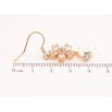 Сережки Xuping колір 18K з кристалами Swarovski французький замок «Кришталева квітка з кубом Paradise» фото №2 Сережки Xuping колір 18K з кристалами Swarovski французький замок «Кришталева квітка з кубом Paradise» фото №2