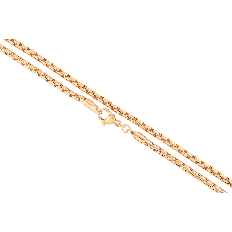 Ланцюжок Xuping Позолота 18K Плетіння Венеціанське» довжина 50см х 2.5мм фото №1