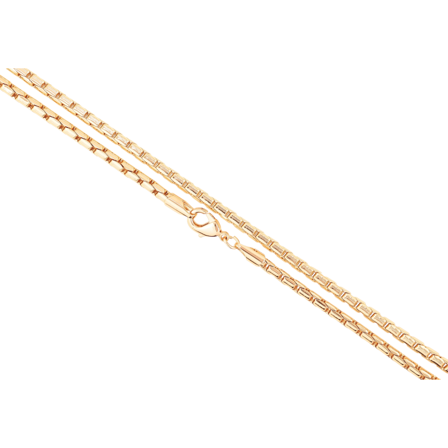 Ланцюжок Xuping Позолота 18K Плетіння Венеціанське» довжина 50см х 3мм фото №1
