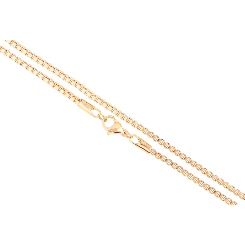 Ланцюжок Xuping Позолота 18K Плетіння Венеціанське» довжина 45см х 2мм фото №16