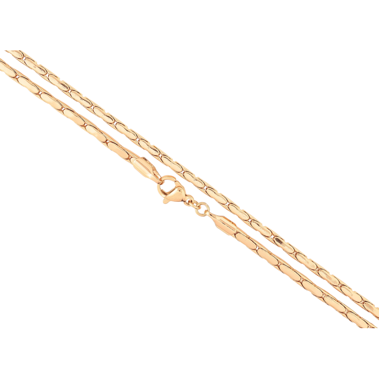 Ланцюжок Xuping Позолота 18K Плетіння шнур Фантазійний» довжина 49см х 2мм фото №15 Ланцюжок Xuping Позолота 18K Плетіння шнур Фантазійний» довжина 49см х 2мм фото №15