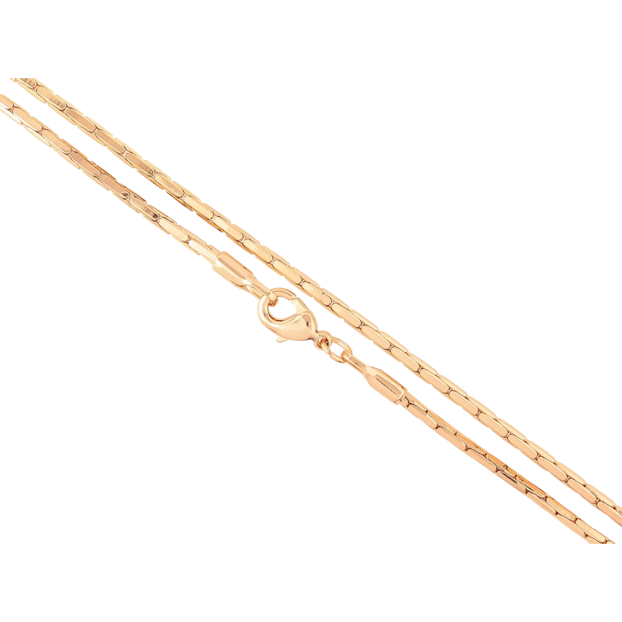 Ланцюжок Xuping Позолота 18K Плетіння Склочене» довжина 50см х 2мм фото №1