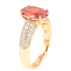 Кольцо Xuping Позолота 18K Инкрустация цирконием с красным фианитом фото №2 Кольцо Xuping Позолота 18K Инкрустация цирконием с красным фианитом фото №2