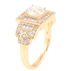 Кольцо Xuping Позолота 18K Инкрустация цирконием фото №2 Кольцо Xuping Позолота 18K Инкрустация цирконием фото №2