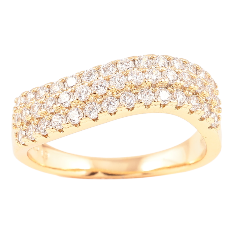 Каблучка Xuping Позолота 18K «Інкрустація цирконієм» фото №13 Каблучка Xuping Позолота 18K «Інкрустація цирконієм» фото №13