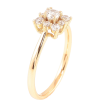 Кольцо Xuping Позолота 18K Кристальный цветок фото №2