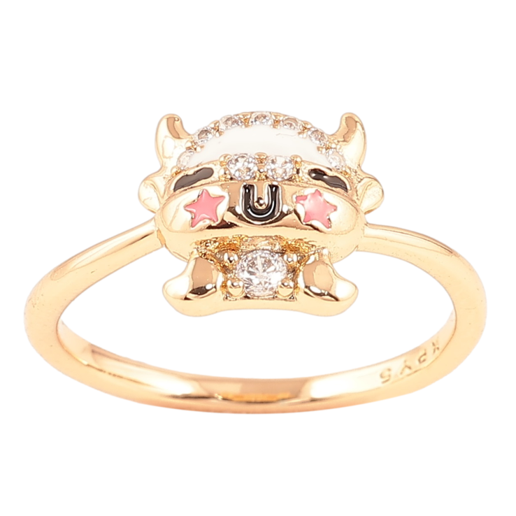 Кольцо Xuping Позолота 18K Коровка фото №16
