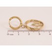Серьги Xuping TTM Stainless Steel цвет 14К подвески на колечках Кольца со звездами фото №2 Серьги Xuping TTM Stainless Steel цвет 14К подвески на колечках Кольца со звездами фото №2