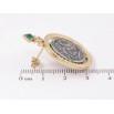 Серьги Xuping TTM Stainless Steel цвет Позолота 14K + Родий  пусеты Декоративные подвески фото №2