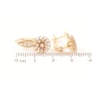 Серьги Xuping Позолота 18K английский замок Цветочки с инкрустацией цирконием фото №2 Серьги Xuping Позолота 18K английский замок Цветочки с инкрустацией цирконием фото №2