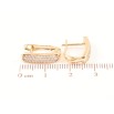 Серьги Xuping Позолота 18K английский замок Инкрустация цирконием фото №2 Серьги Xuping Позолота 18K английский замок Инкрустация цирконием фото №2