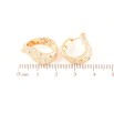 Серьги Xuping Позолота 18K английский замок Узор шагренью с насечками фото №2 Серьги Xuping Позолота 18K английский замок Узор шагренью с насечками фото №2