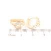 Сережки Xuping M&L Колір 18K колечка Перевернуті сердечка з цирконієм» фото №2 Сережки Xuping M&L Колір 18K колечка Перевернуті сердечка з цирконієм» фото №2
