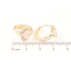 Сережки Xuping M&L Колір 18K колечка Мушки з цирконієм» фото №2 Сережки Xuping M&L Колір 18K колечка Мушки з цирконієм» фото №2
