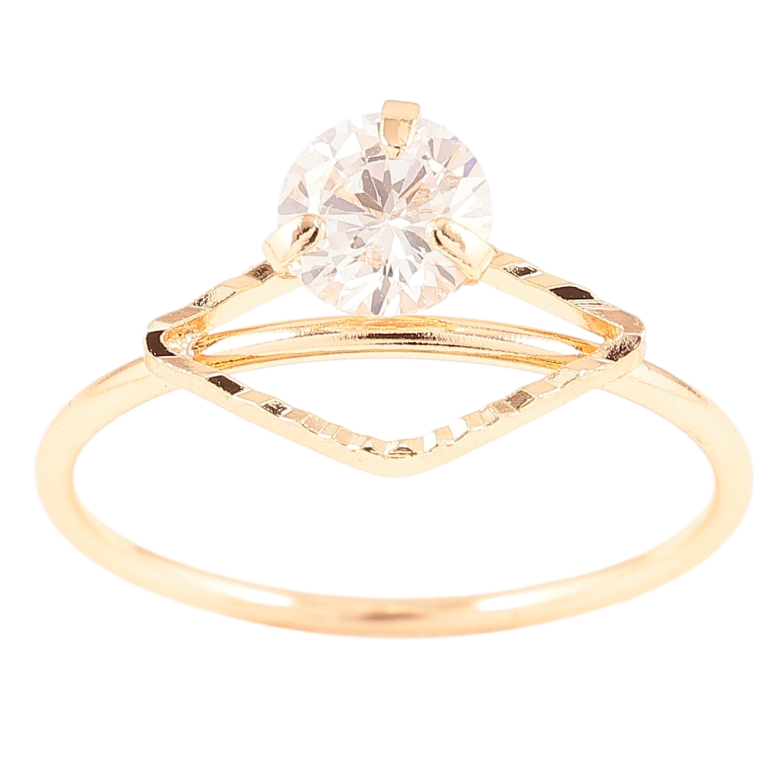 Каблучка Xuping M&L Колір 18К «Ромб з кристалом» фото №19 Каблучка Xuping M&L Колір 18К «Ромб з кристалом» фото №19