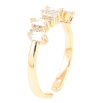 Кольцо Xuping Позолота 18K Кристальная дорожка фото №2 Кольцо Xuping Позолота 18K Кристальная дорожка фото №2
