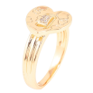 Каблучка Xuping Позолота 18K «Сердечко з цирконієм» фото №2