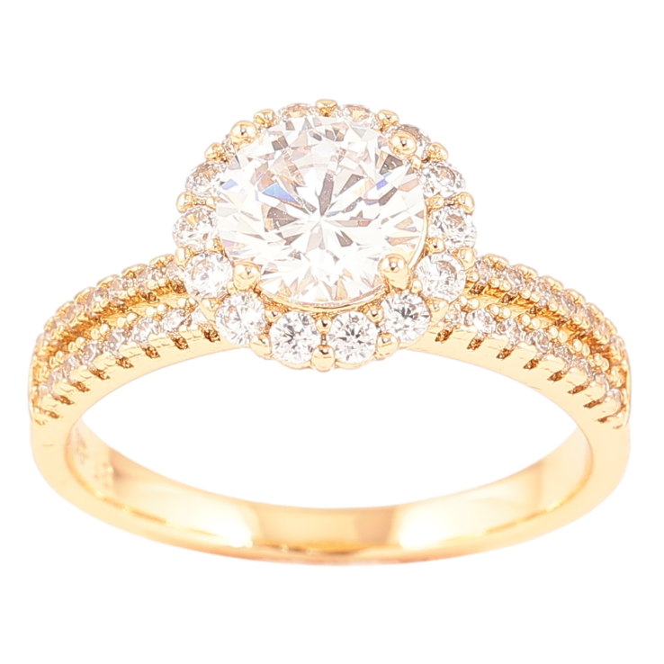 Кольцо Xuping Позолота 18K Инкрустация цирконием фото №18 Кольцо Xuping Позолота 18K Инкрустация цирконием фото №18