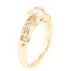Кольцо Xuping Позолота 18K Узор цирконием с фианитом фото №2