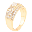 Перстень Xuping Позолота 18K Инкрустация цирконием фото №2 Перстень Xuping Позолота 18K Инкрустация цирконием фото №2