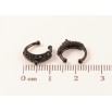 Серьги Xuping Позолота Black (черное золото) каффы Инкрустация черным цирконием фото №2 Серьги Xuping Позолота Black (черное золото) каффы Инкрустация черным цирконием фото №2
