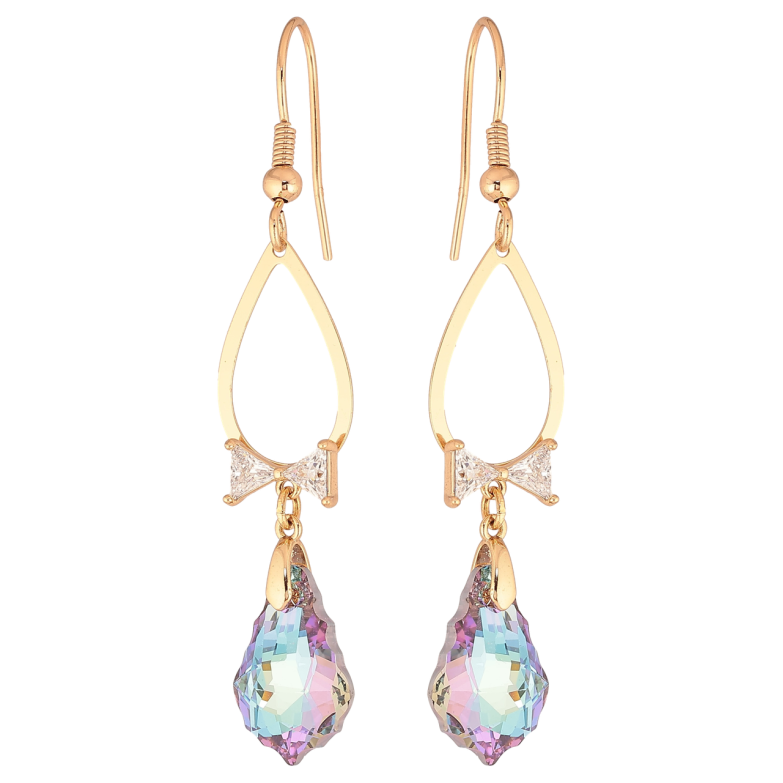 Серьги Xuping цвет 18K с кристаллами Swarovski французский замок Подвески с кристаллами Paradise Shine фото №2