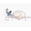 Сережки Xuping колір Родій з кристалами Swarovski пусеты «Підвіски з кришталевими метеликами Montana» фото №2 Сережки Xuping колір Родій з кристалами Swarovski пусеты «Підвіски з кришталевими метеликами Montana» фото №2