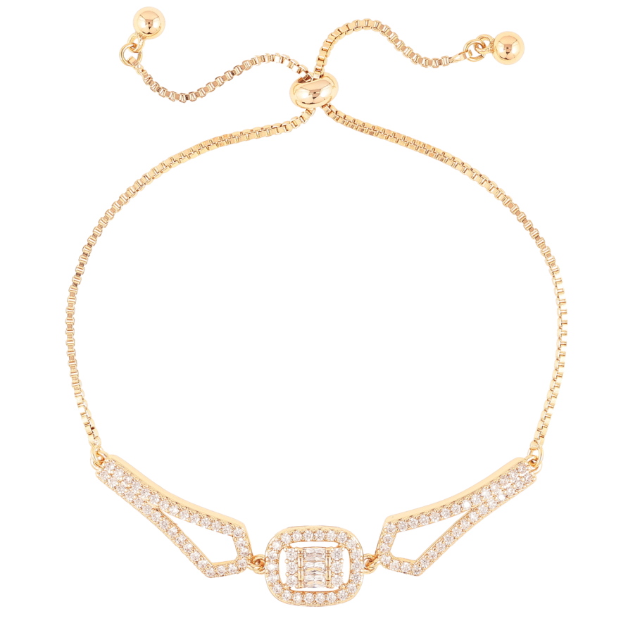Браслет Xuping Позолота 18K Инкрустация цирконием на бегунке 10-22см х 1мм фото №1 Браслет Xuping Позолота 18K Инкрустация цирконием на бегунке 10-22см х 1мм фото №1