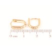 Серьги Xuping Позолота 18K колечки Классика фото №2 Серьги Xuping Позолота 18K колечки Классика фото №2