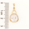 Кулон Xuping Позолота 18K Декоративный узор с фианитом для цепочки до 5мм фото №2