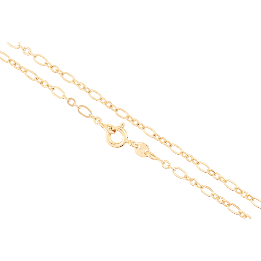 Ланцюжок Xuping Позолота 18K «Плетіння Якірне Фантазійне» довжина 44см х 2.5мм фото №1 Ланцюжок Xuping Позолота 18K «Плетіння Якірне Фантазійне» довжина 44см х 2.5мм фото №1