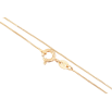 Ланцюжок Xuping Позолота 18K «Плетіння Венеціанське» довжина 36см х 0,5мм фото №2 Ланцюжок Xuping Позолота 18K «Плетіння Венеціанське» довжина 36см х 0,5мм фото №2