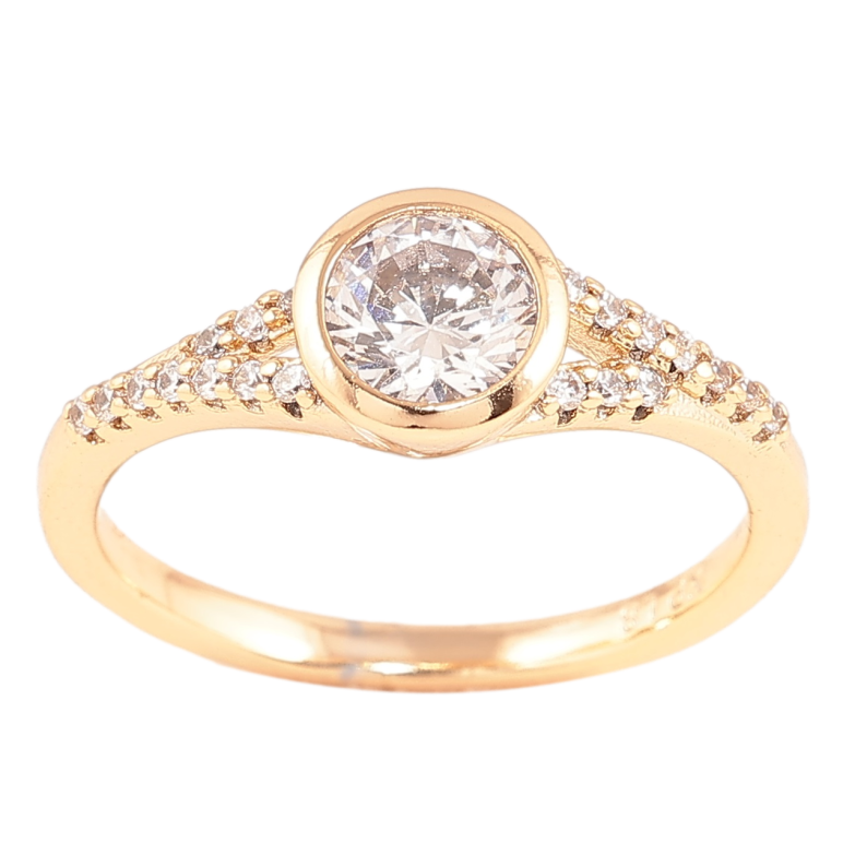Каблучка Xuping Позолота 18K «Фіаніт з інкрустацією цирконієм» фото №16 Каблучка Xuping Позолота 18K «Фіаніт з інкрустацією цирконієм» фото №16