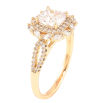 Каблучка Xuping Позолота 18K «Інкрустація цирконієм» фото №2 Каблучка Xuping Позолота 18K «Інкрустація цирконієм» фото №2