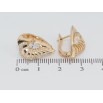 Серьги Xuping Позолота 18K английский замок Сердечки с цирконием фото №2 Серьги Xuping Позолота 18K английский замок Сердечки с цирконием фото №2