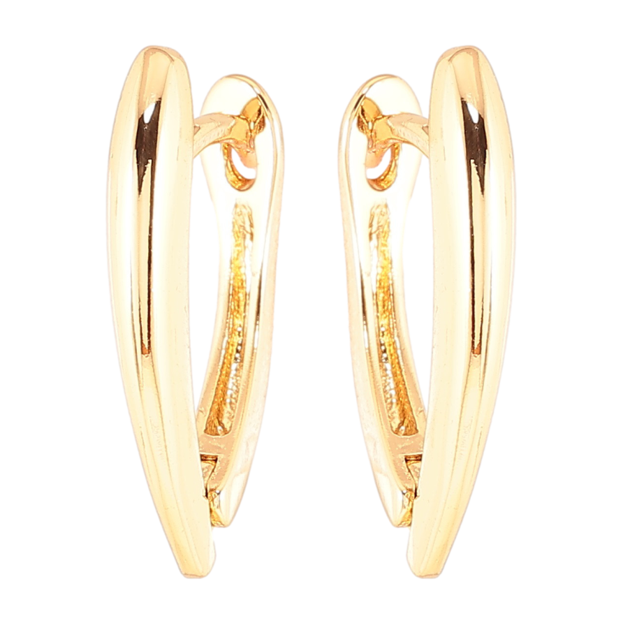 Сережки Xuping Позолота 18K колечка «Скоби» фото №1 Сережки Xuping Позолота 18K колечка «Скоби» фото №1