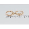 Серьги Xuping Позолота 18K колечки Сердечки фото №2 Серьги Xuping Позолота 18K колечки Сердечки фото №2