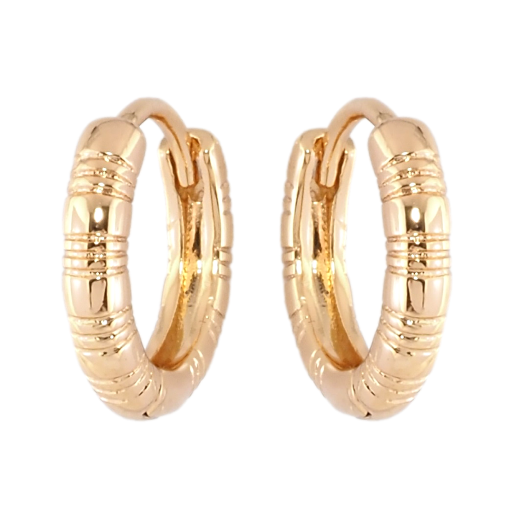 Серьги Xuping Позолота 18K колечки Декоративный узор фото №15 Серьги Xuping Позолота 18K колечки Декоративный узор фото №15