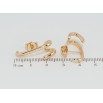 Серьги Xuping Позолота 18K пусеты Авангард фото №2 Серьги Xuping Позолота 18K пусеты Авангард фото №2