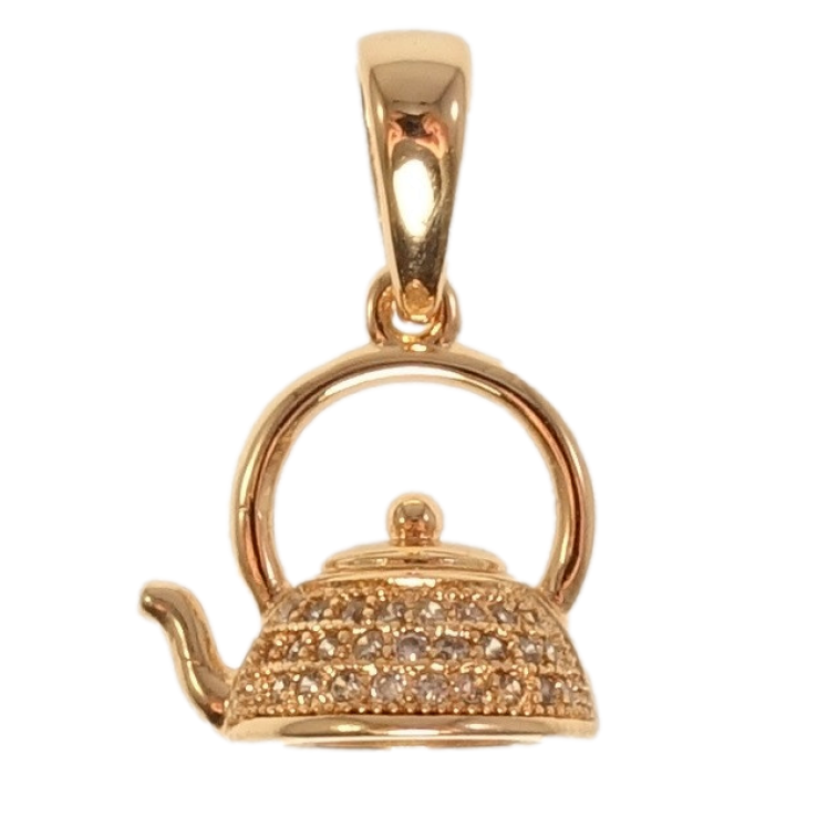 Кулон Fallon Позолота 18K Чайник фото №3 Кулон Fallon Позолота 18K Чайник фото №3
