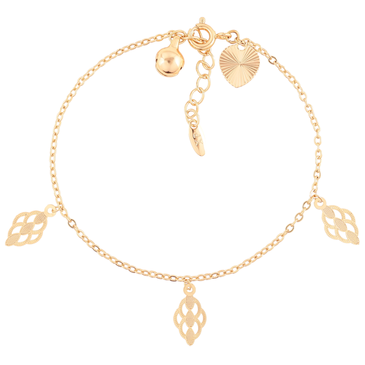 Браслет Xuping Позолота 18K Цепочка Якорная с подвесками размер с доп.цеп.17-19.5см х 1мм фото №15 Браслет Xuping Позолота 18K Цепочка Якорная с подвесками размер с доп.цеп.17-19.5см х 1мм фото №15