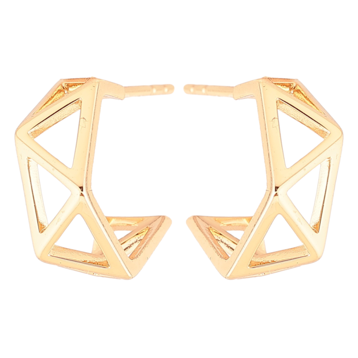 Серьги Xuping QQMM Позолота 18K пусеты Фигурные дуги фото №10 Серьги Xuping QQMM Позолота 18K пусеты Фигурные дуги фото №10