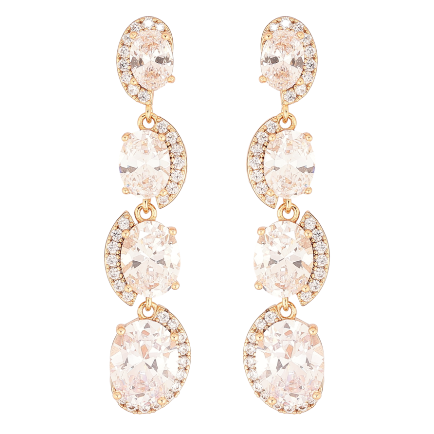 Серьги Xuping QQMM Позолота 18K пусеты Изящные кристальные подвески фото №1 Серьги Xuping QQMM Позолота 18K пусеты Изящные кристальные подвески фото №1